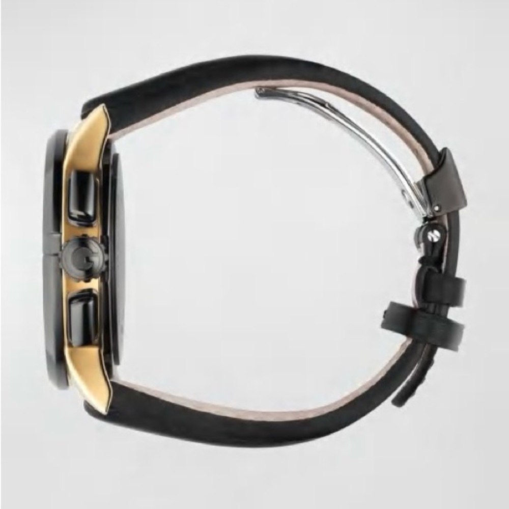 GUCCI Unisex Swiss G-Chrono XL
Black Leather Strap Watch
44mm YA101203 - Picture 4 of 5